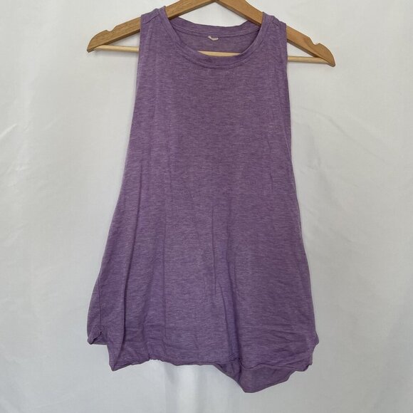 Purple Relaxed Fit Sleeveless Top women's size medium workout casual shirt - Picture 1 of 6